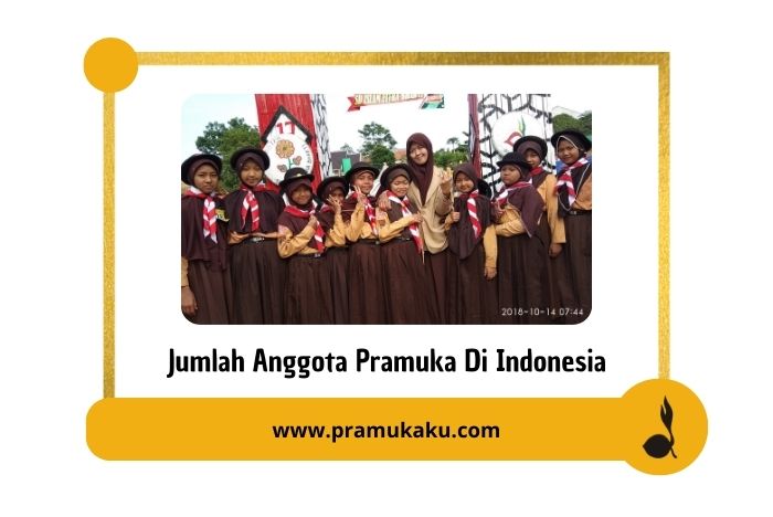 jumlah anggota pramuka di indonesia