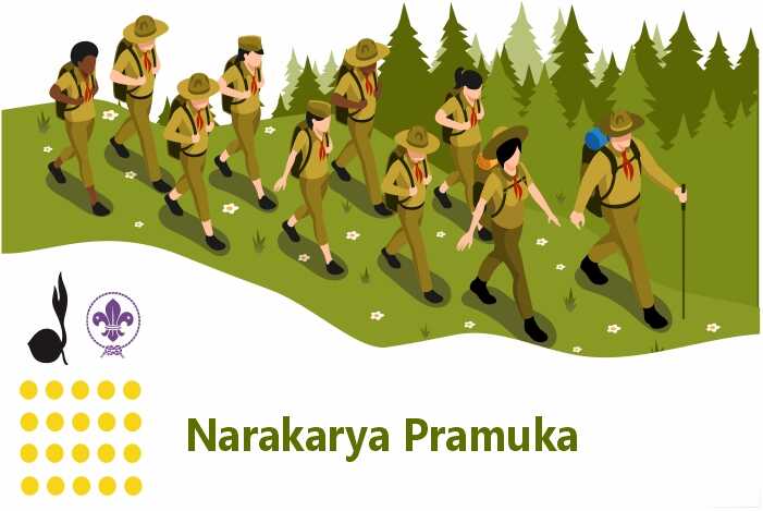 narakarya pramuka adalah