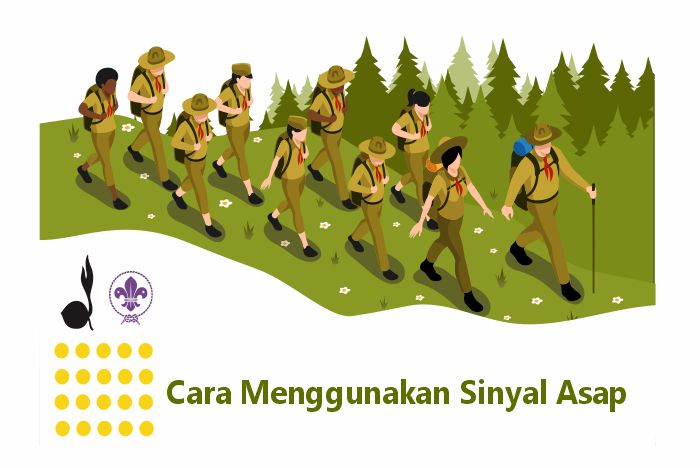 cara menggunakan sinyal asap