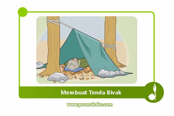 cara membuat bivak