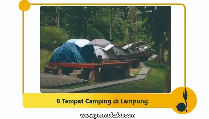 tempat camping dan glamping di lampung