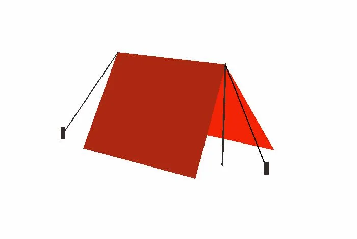 cara membuat tenda terpal untuk kemah